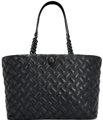 Kurt Geiger London Drench Quilted Leather Shopper Tote Bag