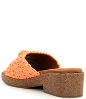 Kurt Geiger London Eagle Crochet Cork Slide Sandals