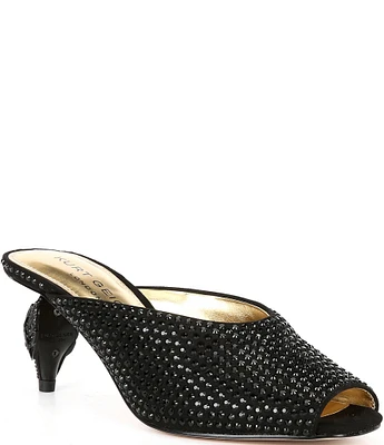 Kurt Geiger London Eagle Heel Embellished Mules