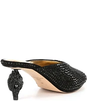 Kurt Geiger London Eagle Heel Embellished Mules