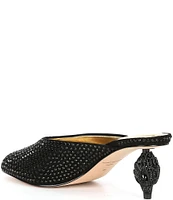 Kurt Geiger London Eagle Heel Embellished Mules