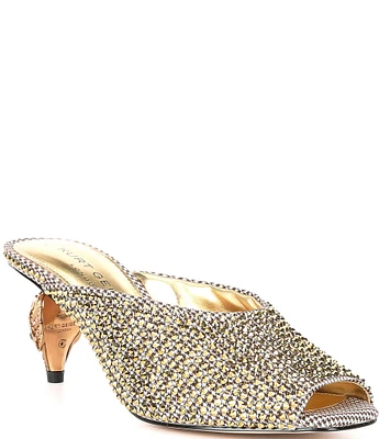 Kurt Geiger London Eagle Heel Studded Mules