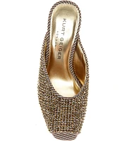 Kurt Geiger London Eagle Heel Studded Mules