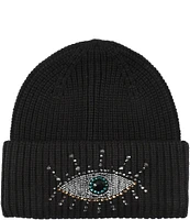 Kurt Geiger London Embellished Evil Eye Beanie