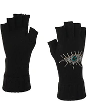 Kurt Geiger London Evil Eye Fingerless Gloves