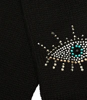 Kurt Geiger London Evil Eye Fingerless Gloves