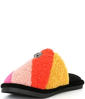 Kurt Geiger London Girls' Kensington Colorblock Shearling Slippers (Toddler)