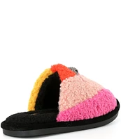 Kurt Geiger London Girls' Kensington Colorblock Shearling Slippers (Youth)