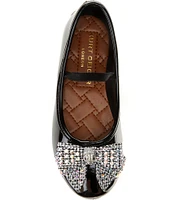 Kurt Geiger London Girl's Kensington Embellished Bow Ballerina Flats (Infant)