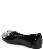 Kurt Geiger London Girls' Kensington Patent Embellished Bow Ballerina Flats (Toddler)