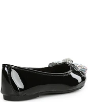 Kurt Geiger London Girls' Kensington Patent Embellished Bow Ballerina Flats (Youth)