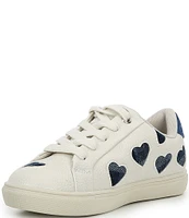 Kurt Geiger London Girls' Lane Love Denim Sneakers (Toddler)