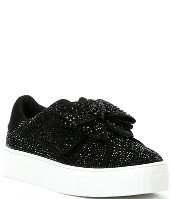 Kurt Geiger London Girls' Laney Bow Embellished Sneakers (Infant)