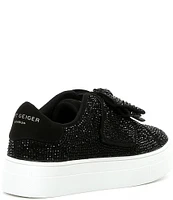 Kurt Geiger London Girls' Laney Bow Embellished Sneakers (Infant)