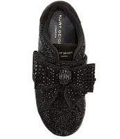 Kurt Geiger London Girls' Laney Bow Embellished Sneakers (Toddler)