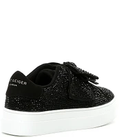 Kurt Geiger London Girls' Laney Bow Embellished Sneakers (Youth)