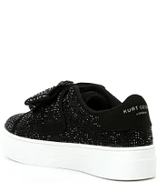 Kurt Geiger London Girls' Laney Bow Embellished Sneakers (Youth)