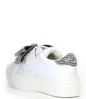 Kurt Geiger London Girls' Laney Leather Bow Sneakers (Toddler)