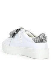 Kurt Geiger London Girls' Laney Leather Bow Sneakers (Youth)