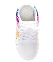 Kurt Geiger London Girls' Mini Lane Metallic Rainbow Stripe Sneakers (Toddler)