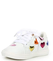 Kurt Geiger London Girls' Mini Love Leather Lace-Up Sneakers (Infant)