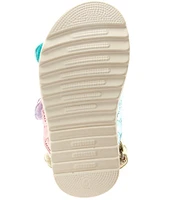 Kurt Geiger London Girls' Mini Orson Quilted Leather Sandals (Toddler)