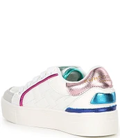 Kurt Geiger London Girls' Southbank Metallic Quilted Platform Sneakers (Youth)