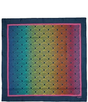 Kurt Geiger London Gradient Rainbow Large Square Scarf