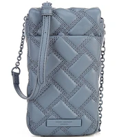 Kurt Geiger London Grey Drench Kensington Phone Crossbody Bag