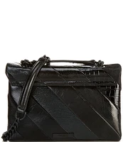 Kurt Geiger London Kensington Black Stripe Crossbody Bag