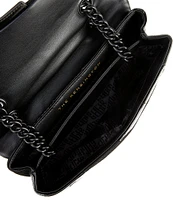 Kurt Geiger London Kensington Black Stripe Crossbody Bag