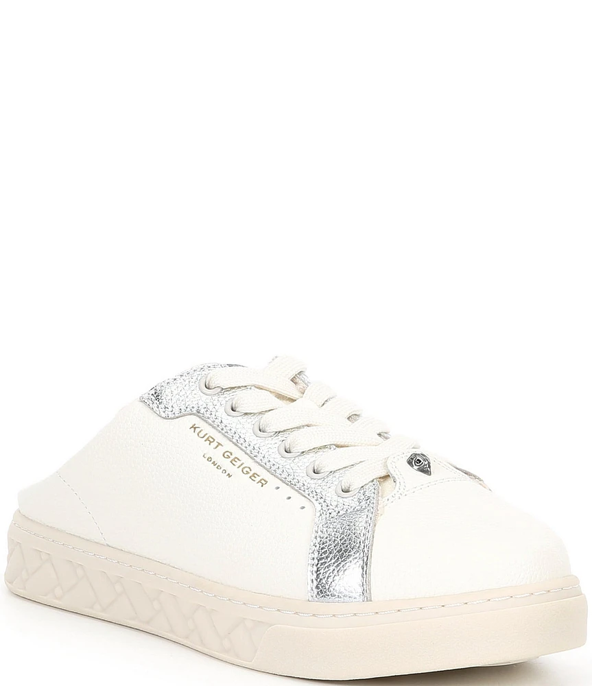 Kurt Geiger London Kensington Cupsole Leather Faux Fur Mule Sneakers