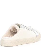 Kurt Geiger London Kensington Cupsole Leather Faux Fur Mule Sneakers