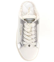 Kurt Geiger London Kensington Cupsole Leather Faux Fur Mule Sneakers