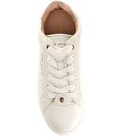 Kurt Geiger London Kensington Cupsole Leather and Suede Sneakers