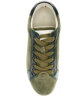 Kurt Geiger London Kensington Cupsole Suede Lace Up Sneakers