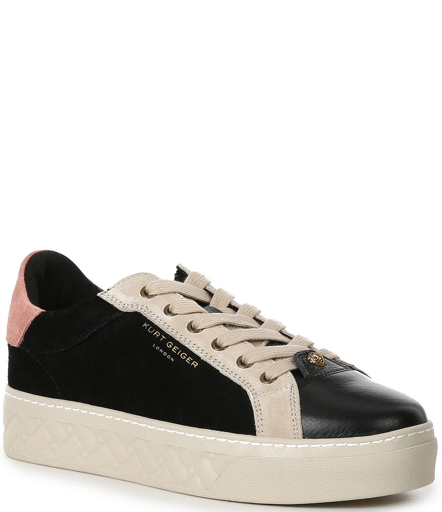 Kurt Geiger London Kensington Cupsole Suede Sneakers