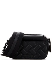 Kurt Geiger London Kensington Drench Quilted Leather Small Camera Crossbody Bag