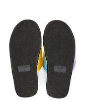 Kurt Geiger London Kensington Faux Shearling Rainbow Slippers