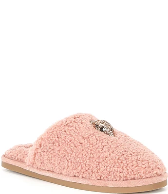 Kurt Geiger London Kensington Faux Shearling Slippers