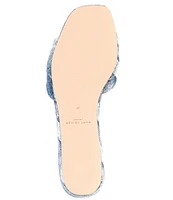 Kurt Geiger London Kensington Flat Denim Sandals