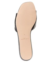 Kurt Geiger London Kensington Quilted Flat Leather Sandals