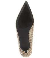 Kurt Geiger London Kensington Flexi Embellished Fabric Dress Pumps