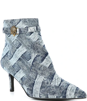 Kurt Geiger London Kensington Flexi Denim Ankle Boots