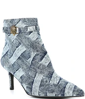 Kurt Geiger London Kensington Flexi Denim Ankle Boots