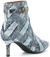 Kurt Geiger London Kensington Flexi Denim Ankle Boots