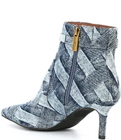 Kurt Geiger London Kensington Flexi Denim Ankle Boots