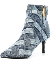 Kurt Geiger London Kensington Flexi Denim Ankle Boots