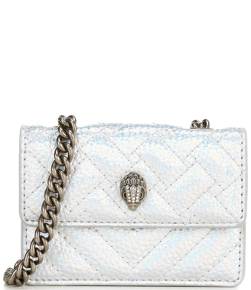Kurt Geiger London Kensington Metallic Micro Crossbody Bag