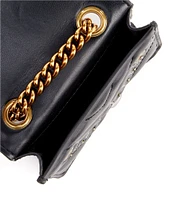 Kurt Geiger London Kensington Micro Embellished Rhinestone Eye Quilted Vegan Leather Crossbody Bag